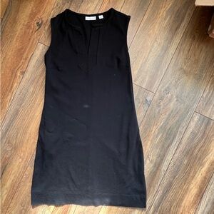 New York & Company Black Sleeveless Dress size small pockets